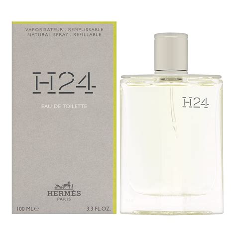 hermes 73137118542187|H24 by Hermes for Men 3.3 oz Eau de Toilette Refillable Spray.